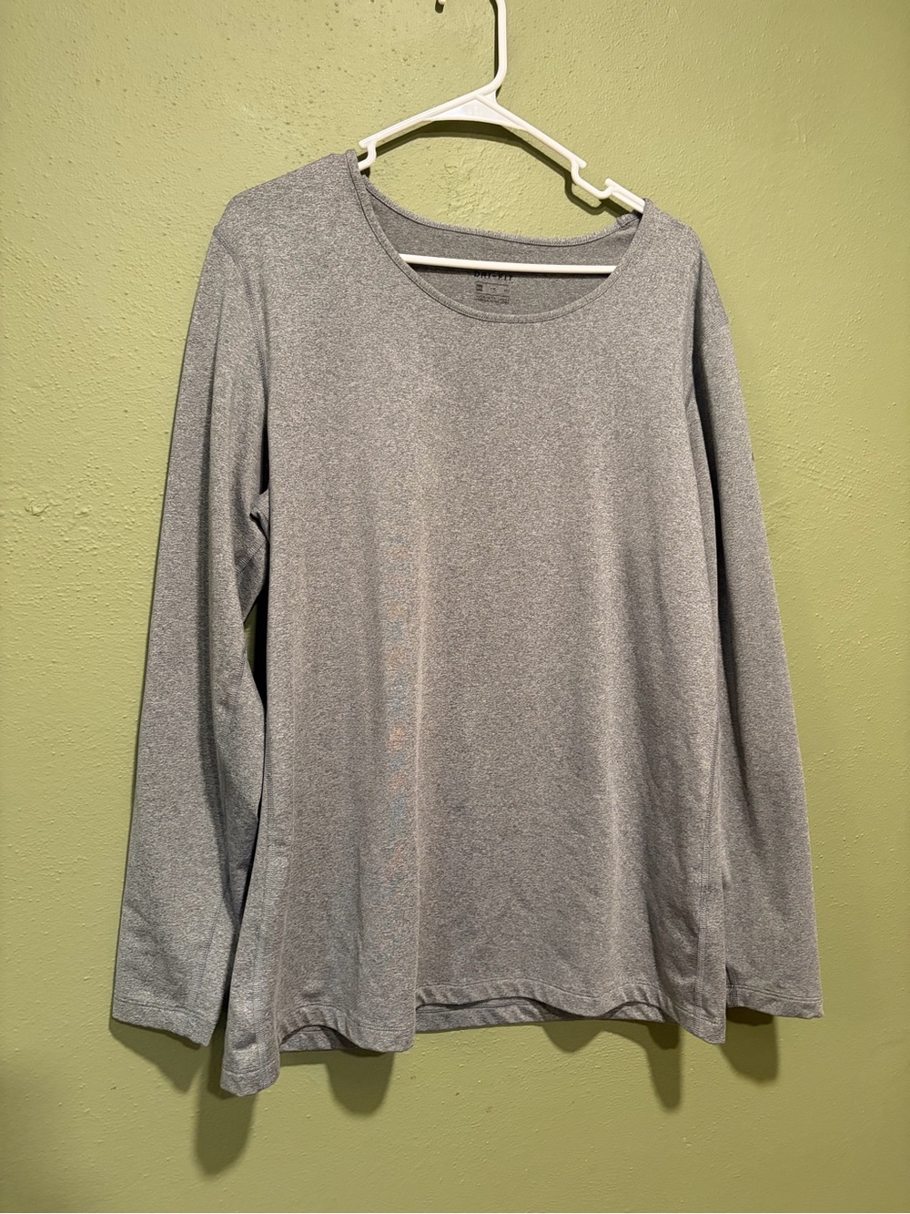 Women’s Nike Dri-Fit Long Sleeve Shirt- Gray